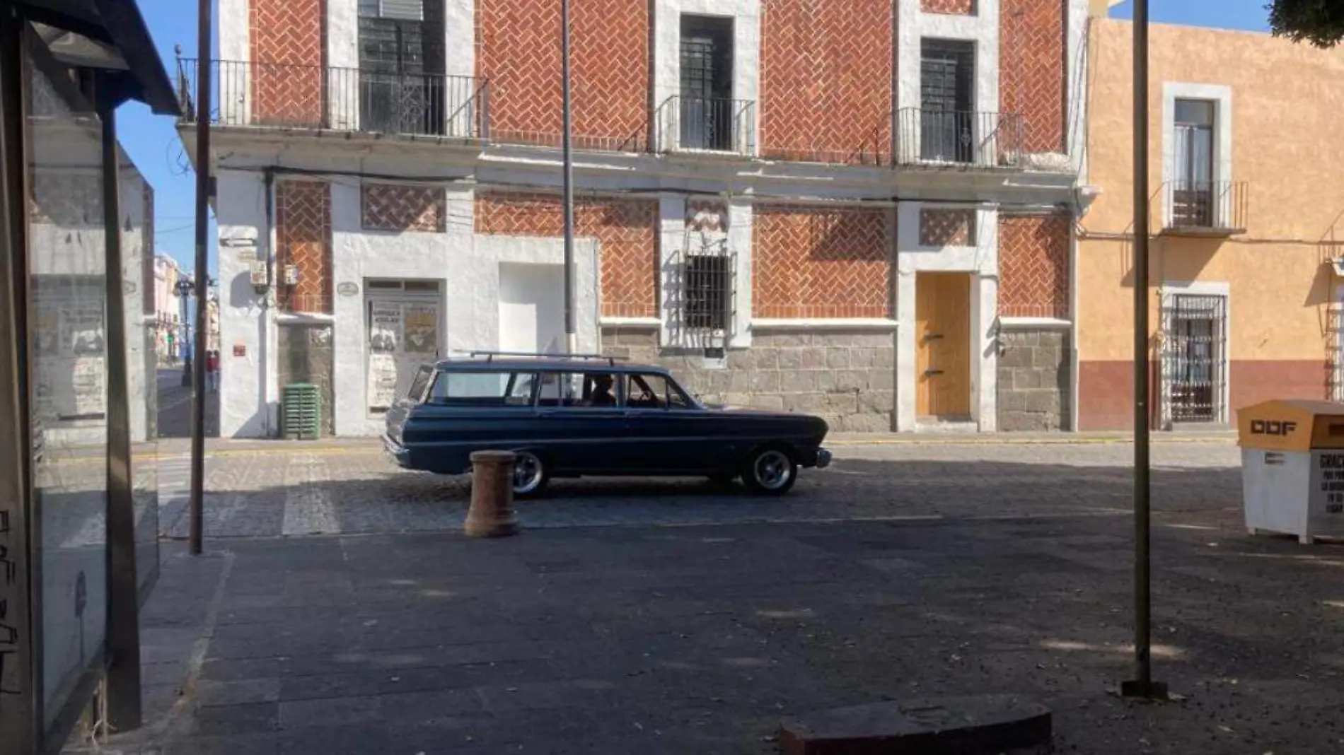 Graban escenas de Belascoarán en la capital poblana